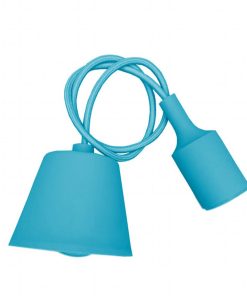 E27 Pendant Holder Light Blue Body