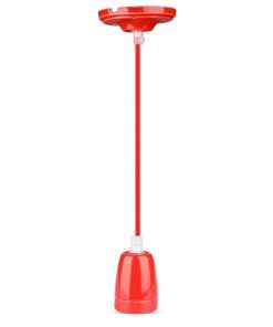 Porcelan Lamp Pendant Red