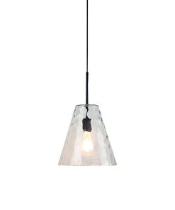 Pendant Designer Light Glass Cone Shape Bulb Down D:300mm