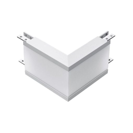 12w L Shape Connector Outside Silver Body 4000k