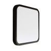 18w Led Dome Light Square Black Frame 3000k Ip44