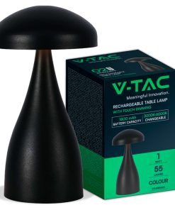 Led Table Lamp 800mah Battery 120*220 3in1 Black Body