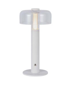Led Table Lamp 1800mah Battery 150*300 3in1 White Body
