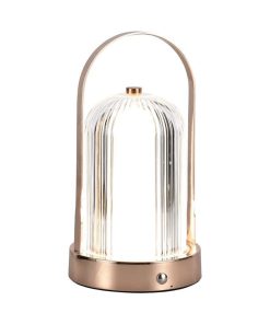 Led Table Lamp 1800mah Battery D:120*190 Antique Bronze Plating Body 3in1