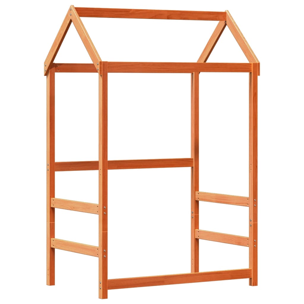 Giroletto Con Panca E Tetto Cera 90x190 Cm Legno Massello Pino - Image 4