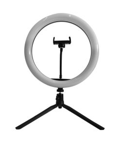 Led 7w Self Recording Lamp 3 Phone Holder Remote 26cm Diameter 3000K-6000k