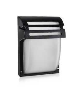 Wall Lamp Frost Glass Matt Black