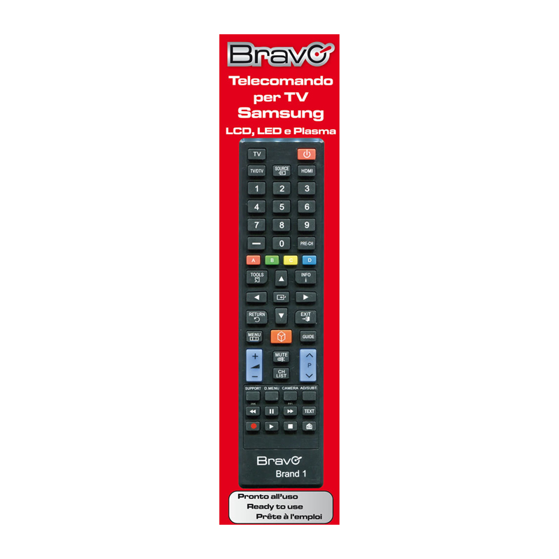 Bravo Brand 1 (90202061) - Telecomando Compatibile Per Tv Samsung