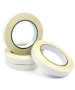 12 Pz - Nastro Carta Gommata Bianca 25mm X 50mt