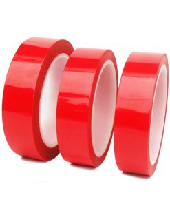 10 Pz - Nastro Biadesivo Spugna Bianco Pellicola Red 25mm X 1.9mt