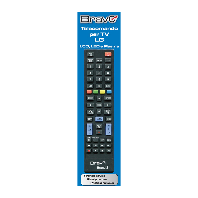 Bravo Brand 2 (90202062) - Telecomando Compatibile Per Tv lg