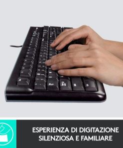 Tastiera + Mouse Logitech Mk120 Black 920-002543