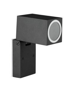 Wall Fitting Gu10 Adjustable Head Aluminum 1 Way Ip44