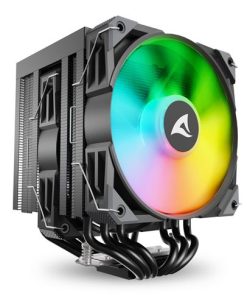 Sharkoon Dissipatore Ad Aria 1x 120mm Argb Pwm Fan, 1x 120mm Pwm Fan, 6x Copper Pipes, Direct Touch,