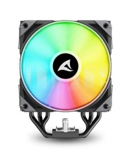Sharkoon Dissipatore Ad Aria 1x 120mm Argb Pwm Fan, 5x Copper Pipes, Direct Touch, Tdp 230w, Effetto