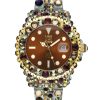 Light Time Mod. Mediterraneo - Full Strass / Brown