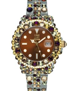 Light Time Mod. Mediterraneo - Full Strass / Brown