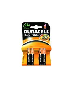 Duracell Pile Alcaline Aaa 1,5v Non Ricaricabili Plus Power Confezione Da 4 Pile