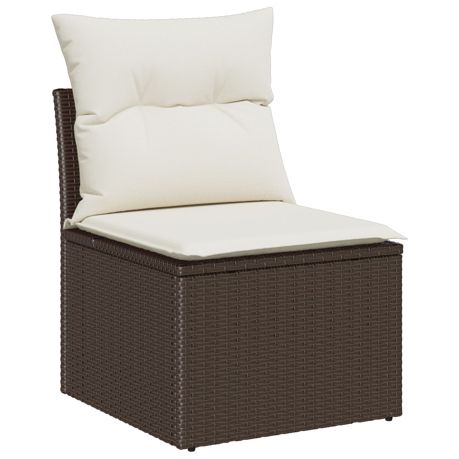 Divano Da Esterno Con Cuscino 6 Pcs Marrone Polyrattan