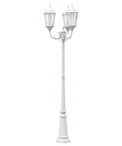Luce Da Giardino Bianco 235 Cm Alluminio