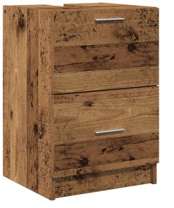 Armadietto Per Lavandino Legno Vecchio 40x37x59 Cm Legno Ingegnerizzato