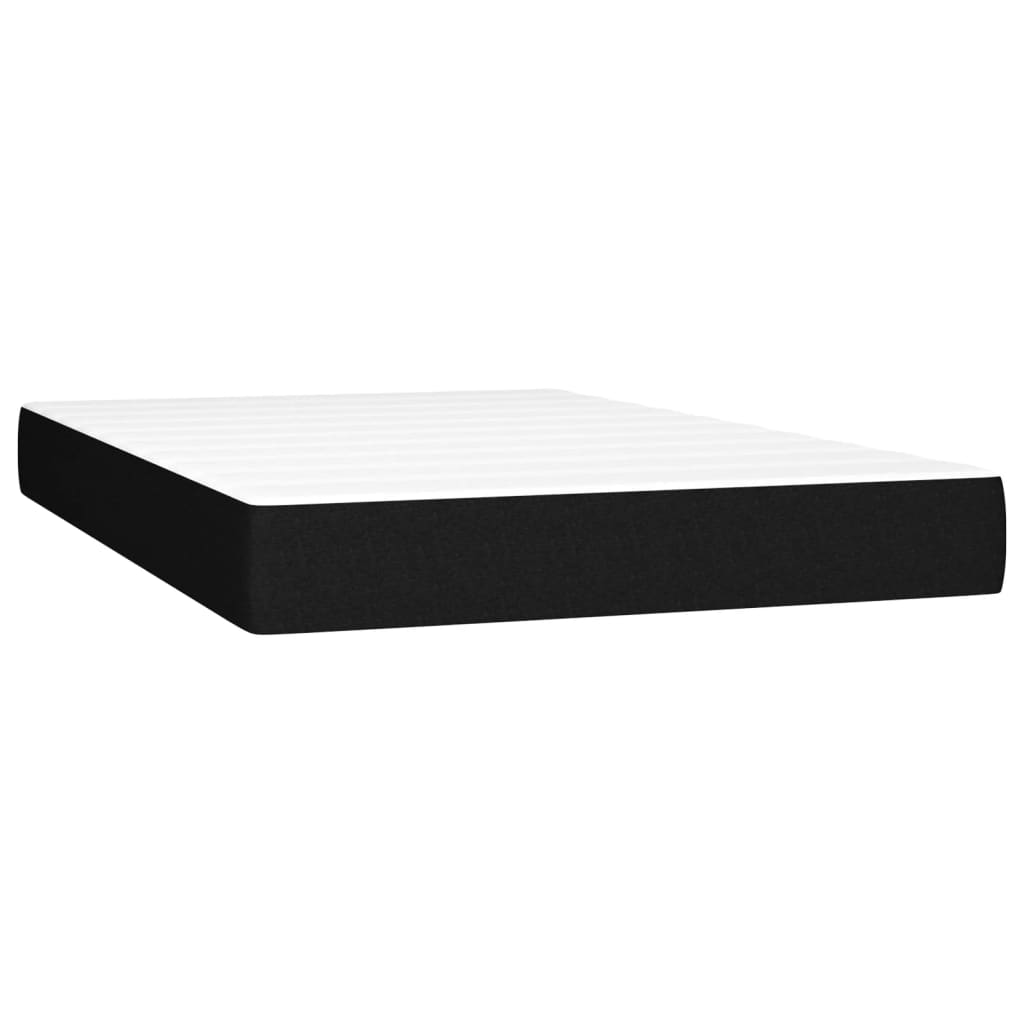 Materasso A Molle Insacchettate Nero 120x200x20 Cm In Tessuto