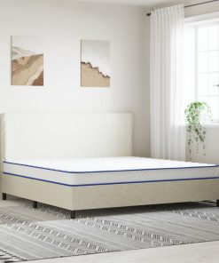Materasso Viscoelastico Con Memoria 200 X 180 X 17 Cm Morbido