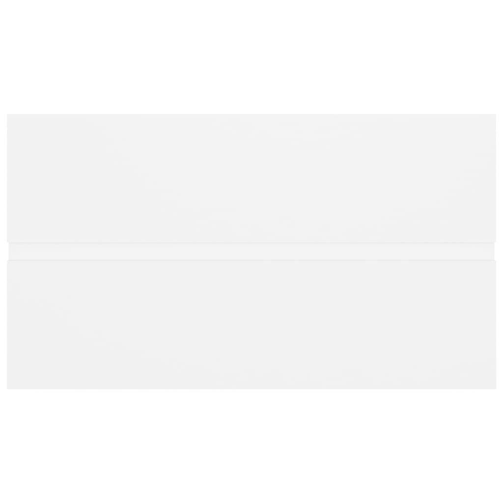 Mobile Lavabo Bianco 80x38,5x45 Cm In Legno Multistrato - Image 4