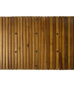 Set 3 Pz Stuoia Per Bagno In Acacia 80 X 50 cm