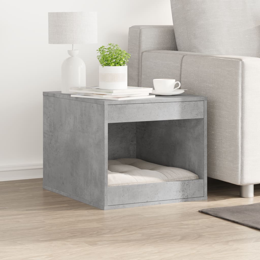 Recinto Lettiera Gatti Grigio Cemento 47x59x42 Cm In Truciolato