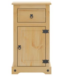 Mobile Da Bagno Corona 45x33x80 Cm In Legno Massello Di Pino