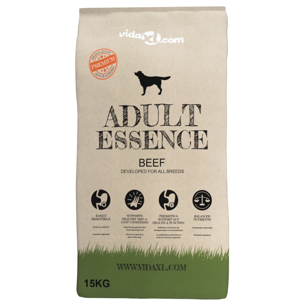 Cibo Secco Per Cani Premium Adult Essence Beef 15 kg
