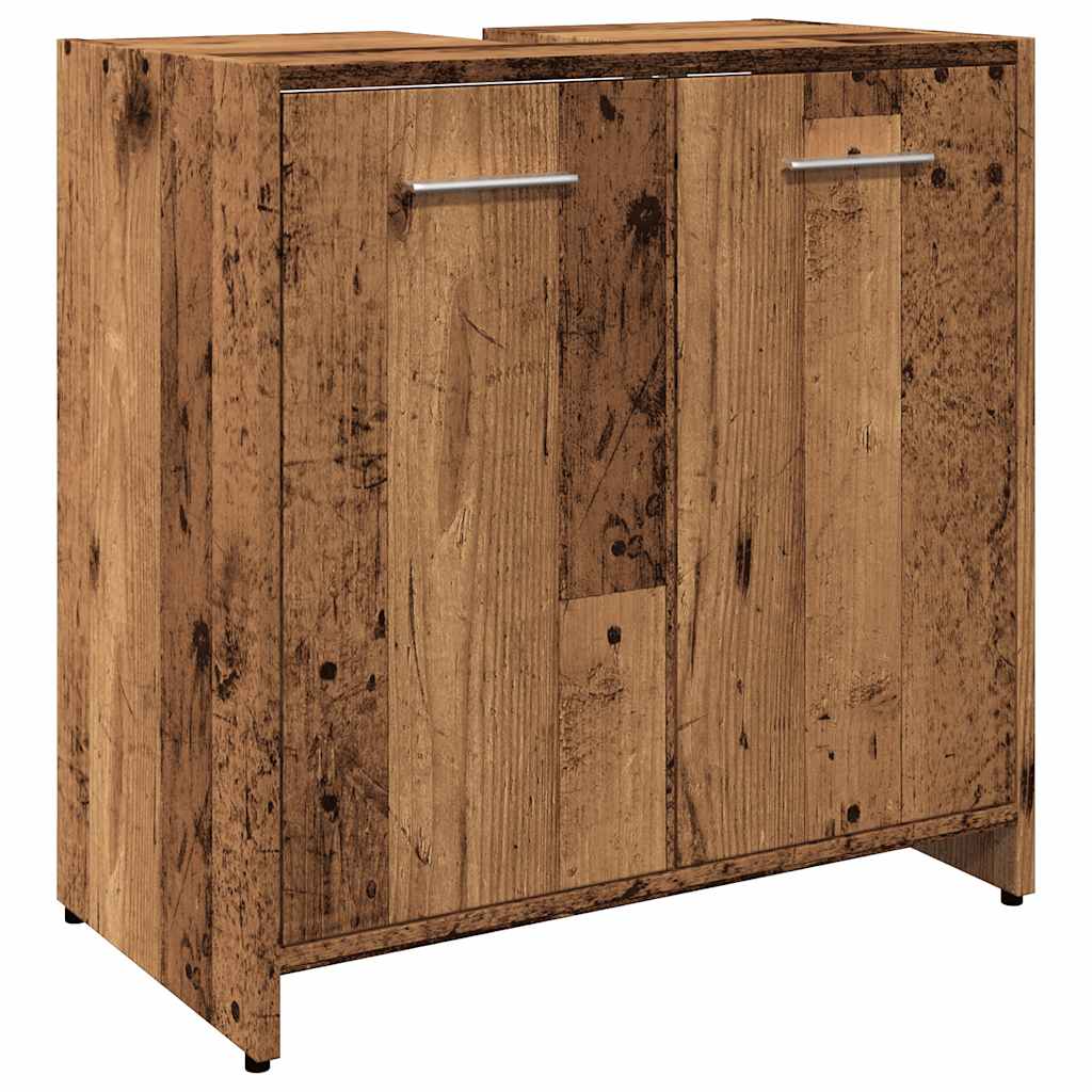 Mobile Lavabo Bagno Legno Antico 60x33x60 Cm Legno Multistrato - Image 4