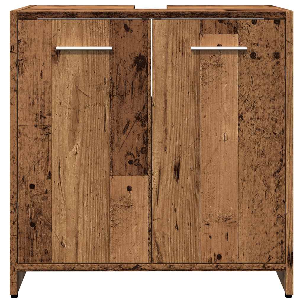 Mobile Lavabo Bagno Legno Antico 60x33x60 Cm Legno Multistrato - Image 5