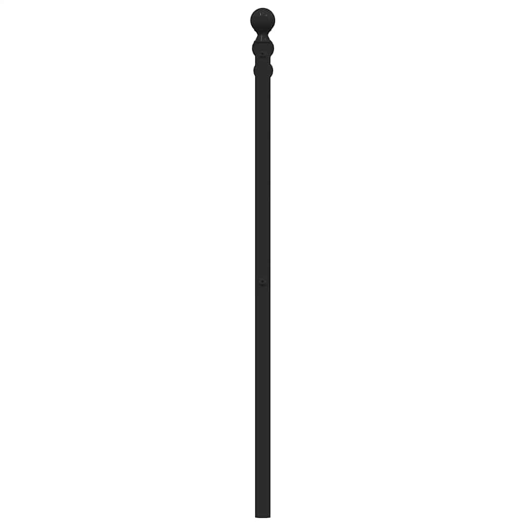 Testiera In Metallo Nero 180 cm