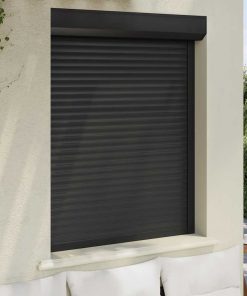 Tapparella Avvolgibile In Alluminio 100x130 Cm Antracite