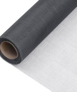 Zanzariera In Fibra Di Vetro 100x500 Cm Grigia
