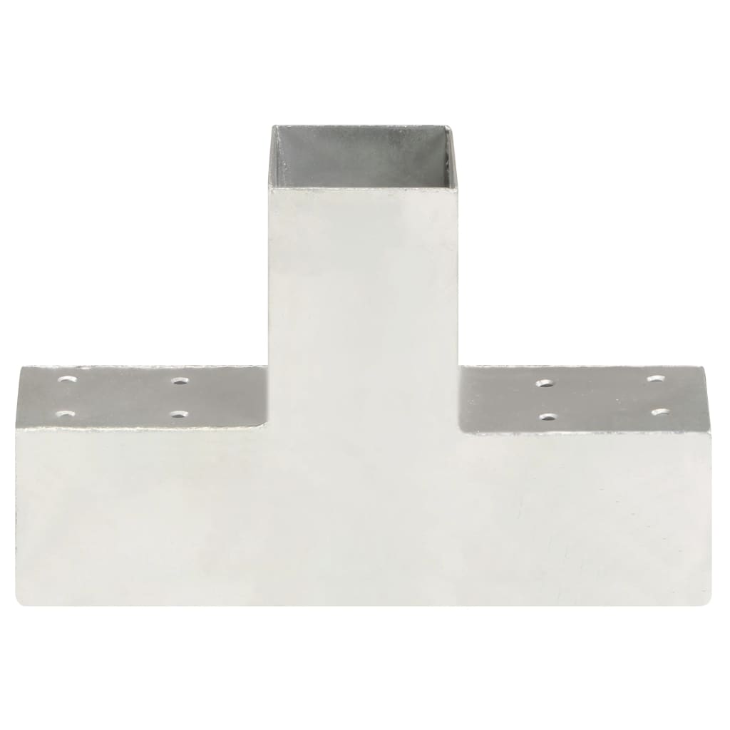 Connettore Per Pali A Forma Di T In Metallo Zincato 71x71 mm - Image 3