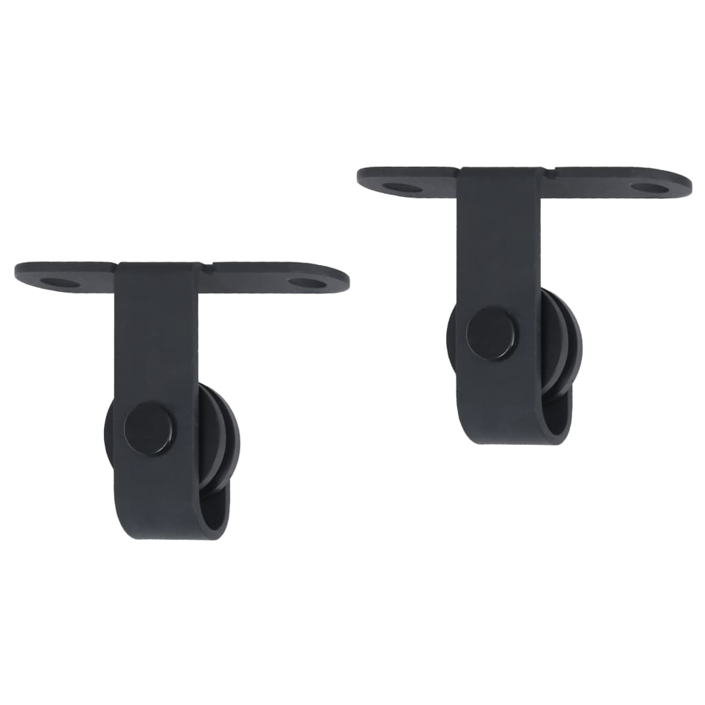 Kit Mini Anta Scorrevole Armadio In Acciaio Al Carbonio 122 cm - Image 5