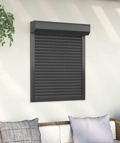 Tapparella Avvolgibile In Alluminio 80x100 Cm Antracite