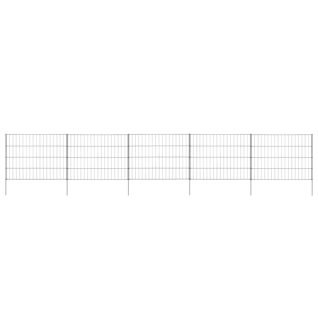 Set Recinzione Da Giardino 115x79 Cm Verde