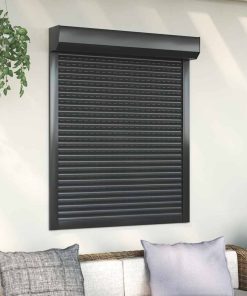 Tapparella Avvolgibile In Alluminio 100x120 Cm Antracite