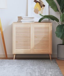 Ante Con Design A Lamelle 2 Pz 61,5x39,4 Cm In Legno Di Pino
