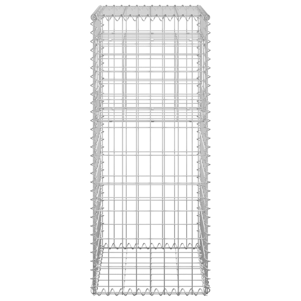 Cesto A Gabbione A Torre 40x40x100 Cm In Ferro - Image 2