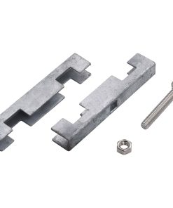 Set Di Connettori Per Griglie Da Giardino 10 Pz Argento