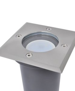 Faretti Carrabili Da Esterno A Led 3 Pz Quadrati