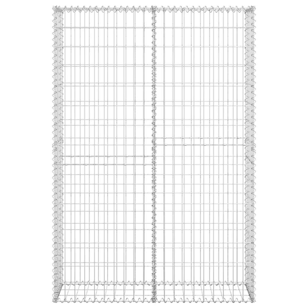 Cesto Gabbione Con Coperchio In Filo Zincato 150 X 100 X 30 cm - Image 3