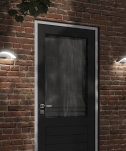 Applique Per Esterni Con Led 2 Pz Nere Alluminio Pressofuso