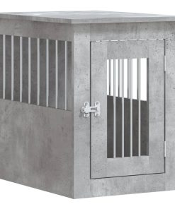 Gabbia Cani Arredamento Grigio Cemento 45x62x59cm Multistrato