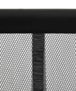 Zanzariera Porta Con Tenda In Rete Nera 100x220 Cm Poliestere